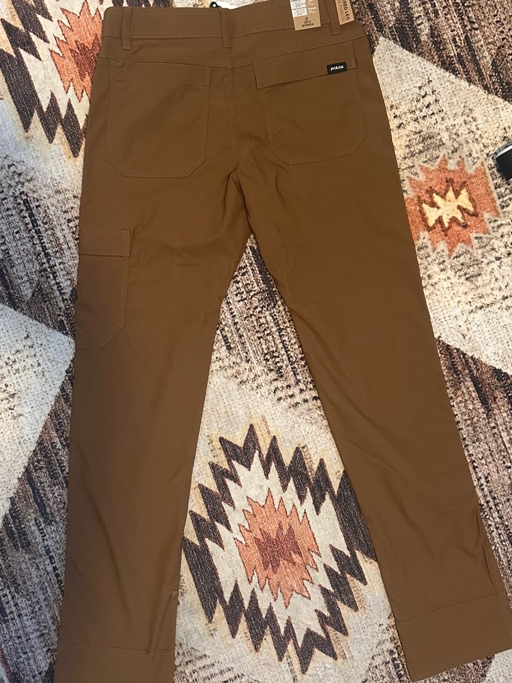 Prana Men's Brown Cargo Pants - Slim Utility Style - Picture 2 of 4